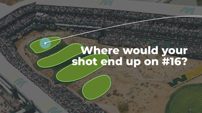 Where would your shot end up on #16, at TPC Scottsdale?